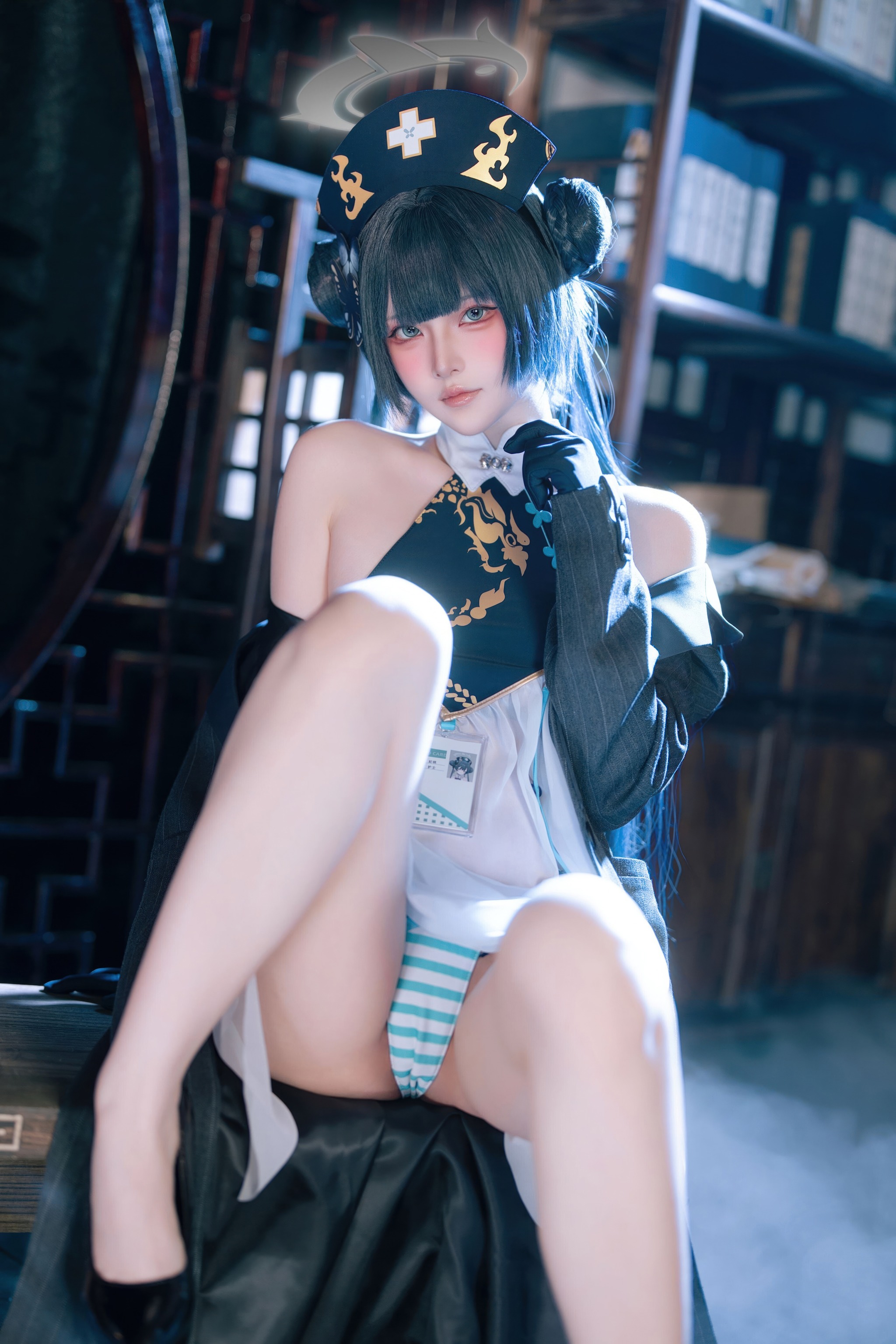 图片[1]-屿鱼 – NO.085 蔚蓝档案 妃咲同人护士[65P]-XikXak